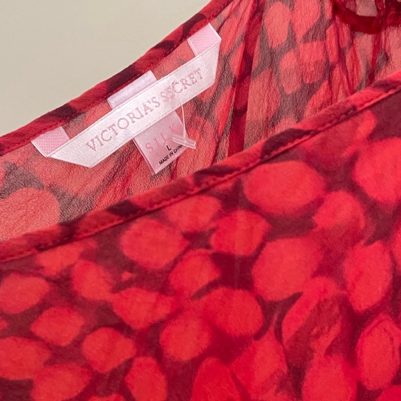 Vintage Victoria’s Secret Slip red snakeskin print 🐍 - Picture 2 of 5
